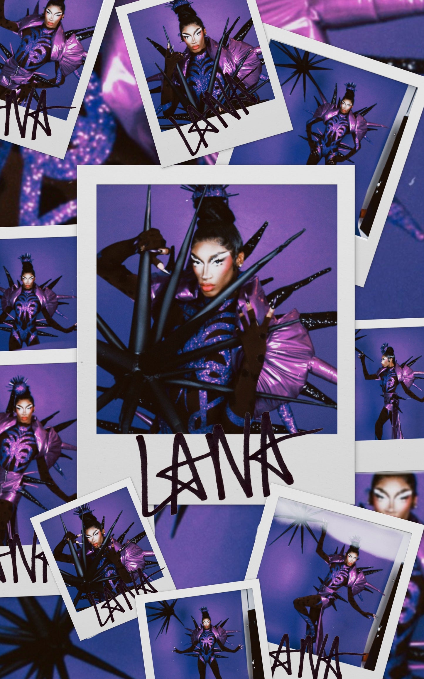 LANA JA’RAE SIGNED POLAROIDS : SEA CREATURE COUTURE
