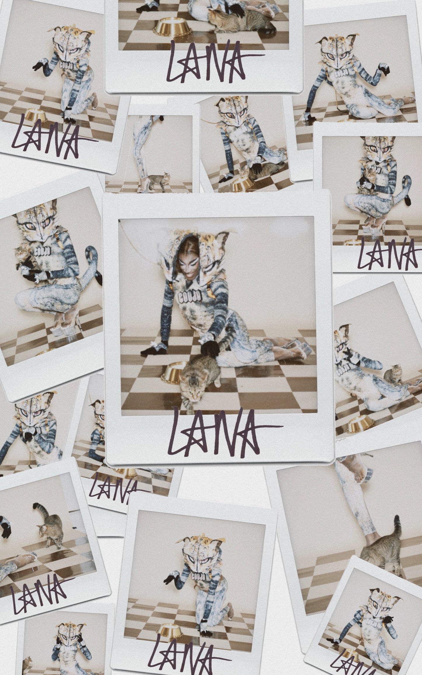 LANA JA’RAE SIGNED POLAROIDS: MASC4MASK