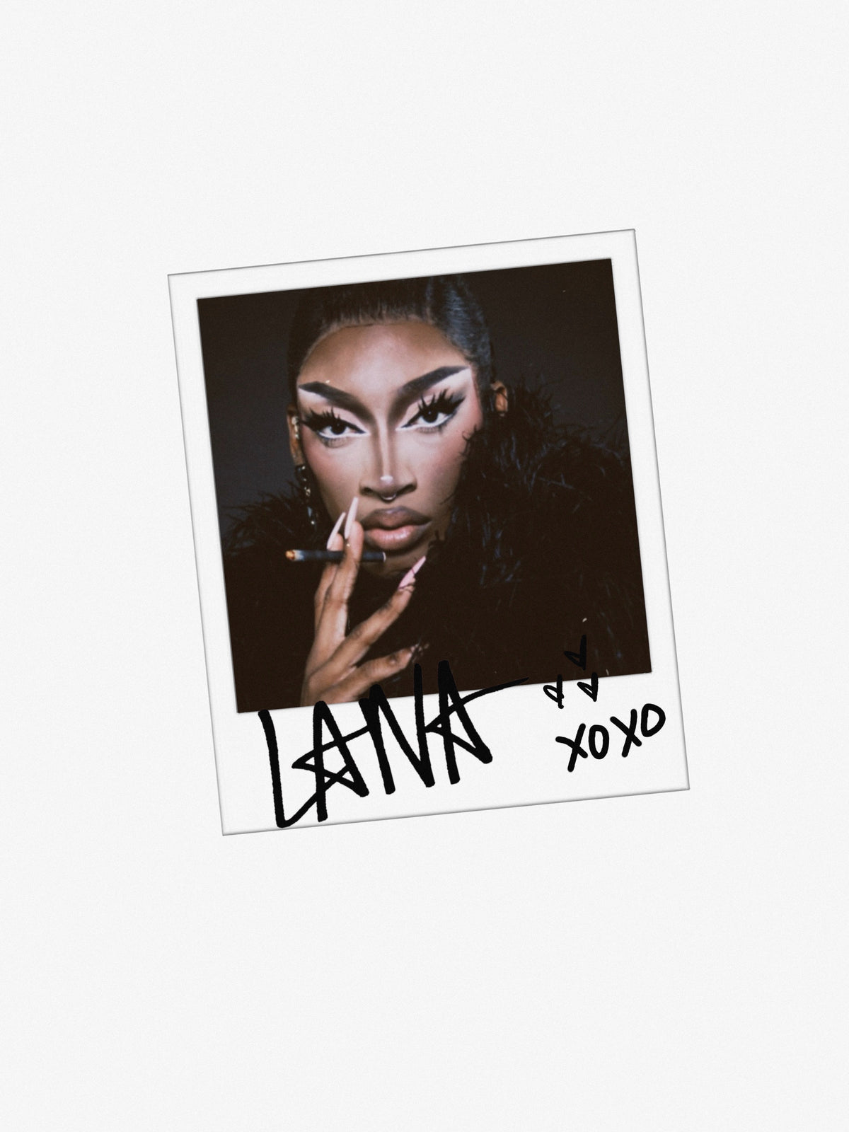 LANA JA’RAE SIGNED POLAROIDS: BLACKOUT