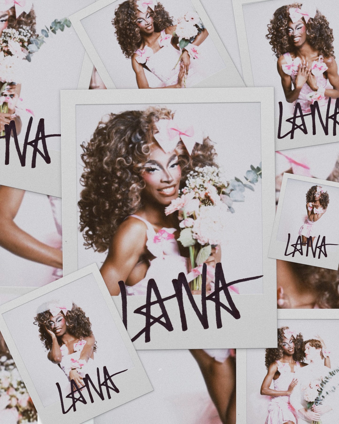 LANA JA’RAE SIGNED POLARIODS: HEAVENS TO BETSY