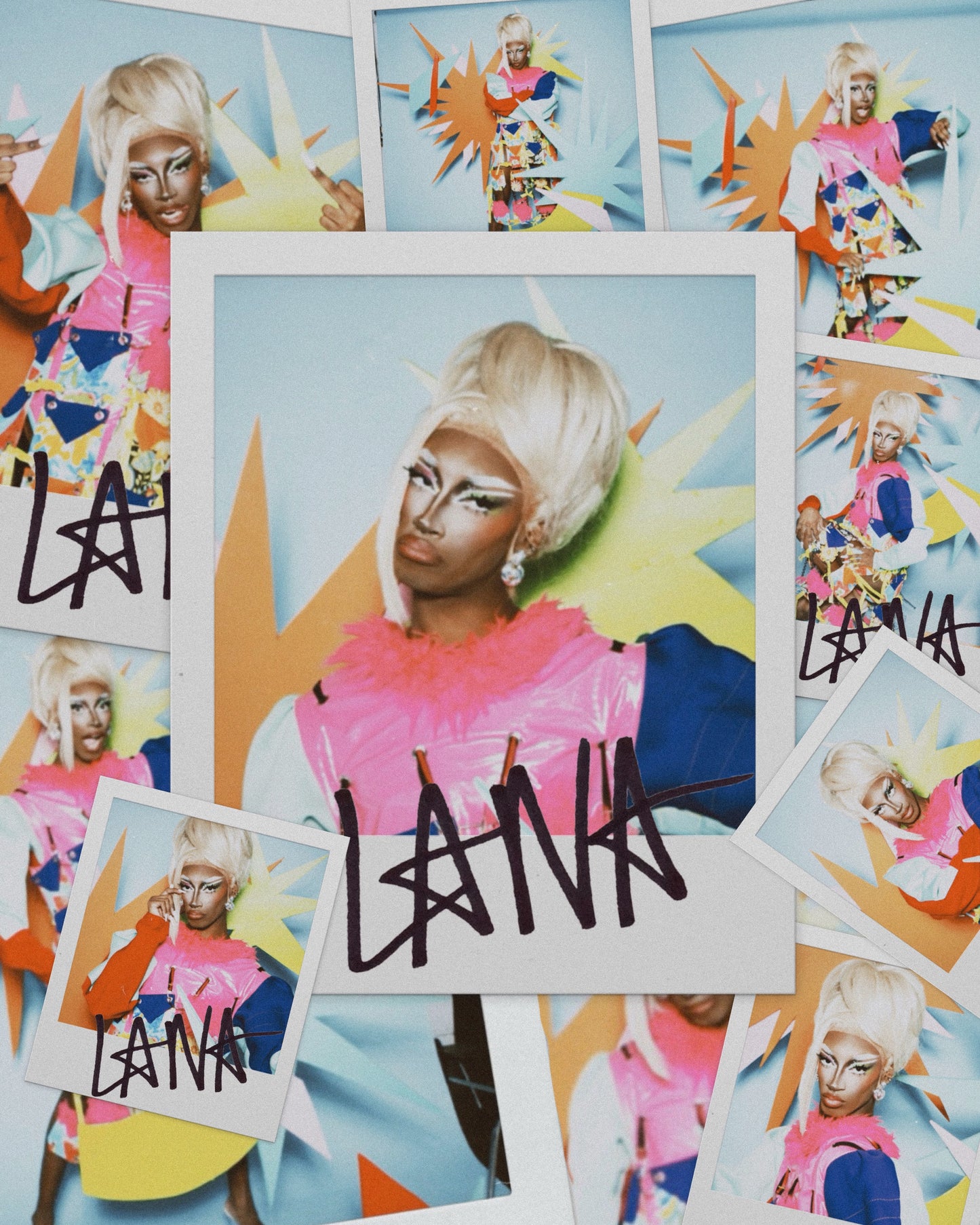 LANA JA’RAE SIGNED POLAROIDS: UGLIEST DRESS