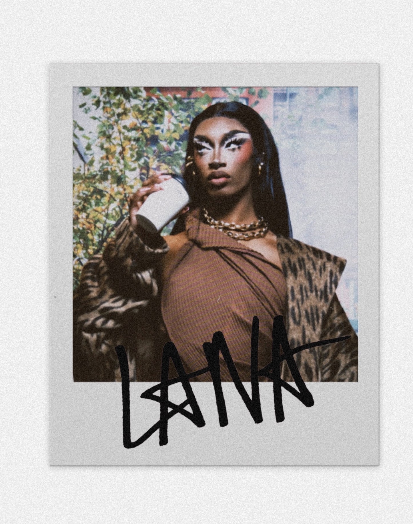 LANA JA’RAE SIGNED POLAROIDS: OPULENT OUTERWEAR