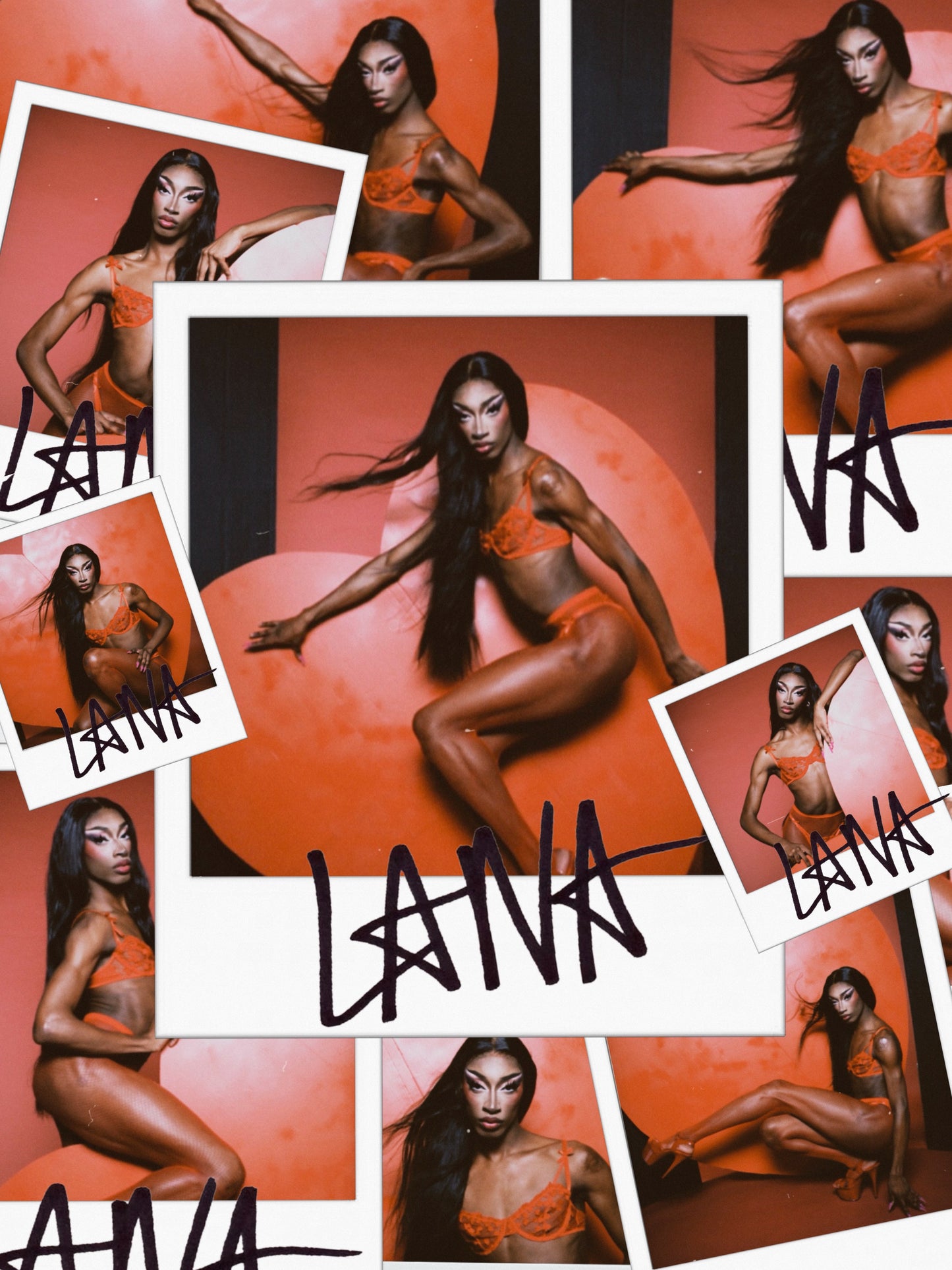 LANA JA’RAE SIGNED POLARIODS: RED HOT VALENTINE